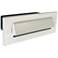 Nora 8 3/4"W White Shroud Non-Dimmable LED Step/Brick Light