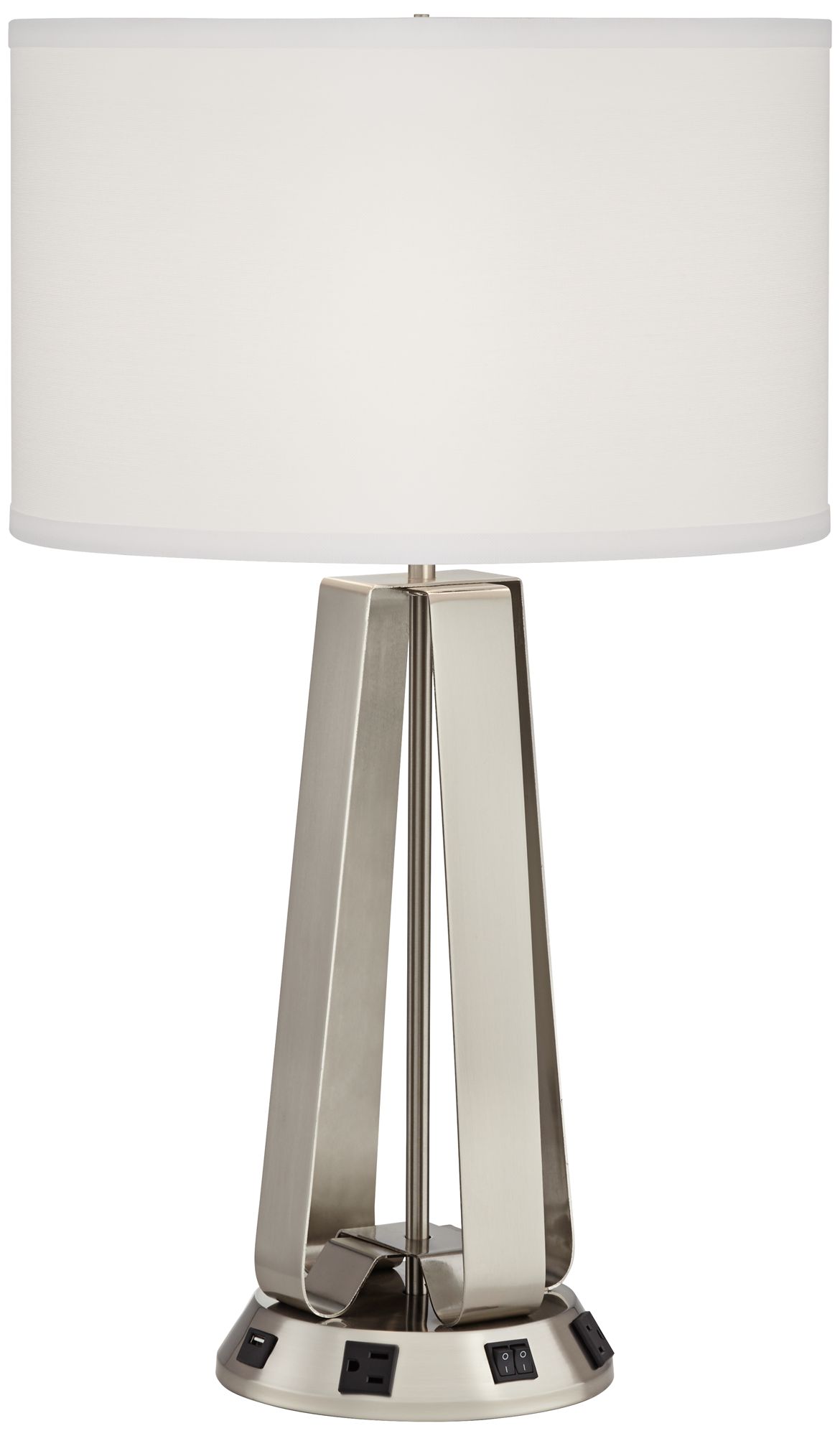 nickel table lamp