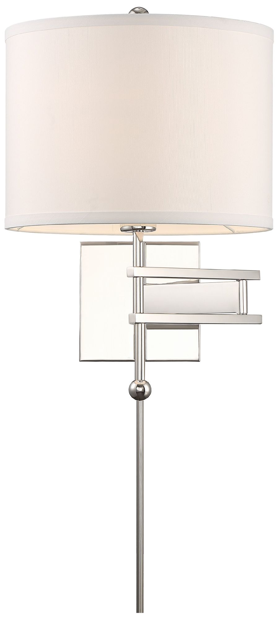 Crystorama Marshall 18" High Polished Nickel Wall Sconce