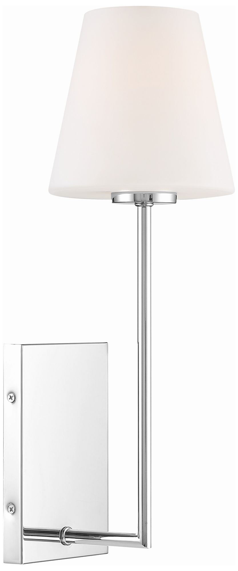 Crystorama Lena 17 1/2" High Chrome Wall Sconce