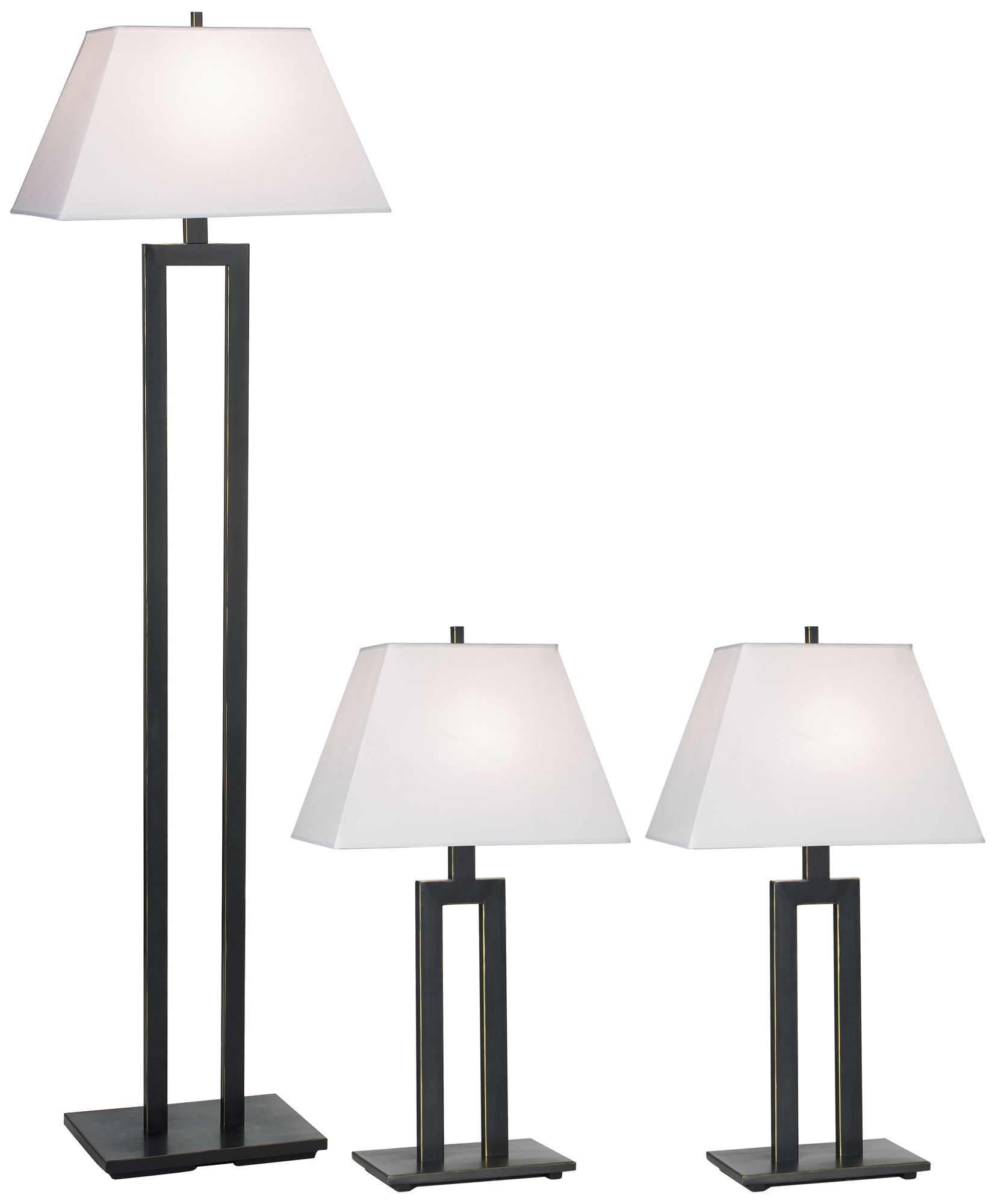 matching floor and table lamps