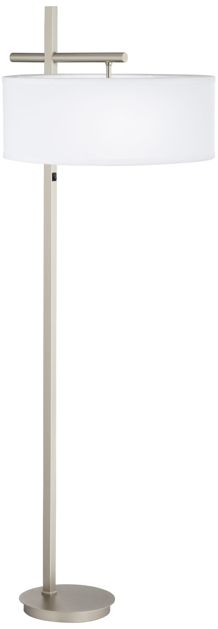 Dannis Satin Nickel Floor Lamp