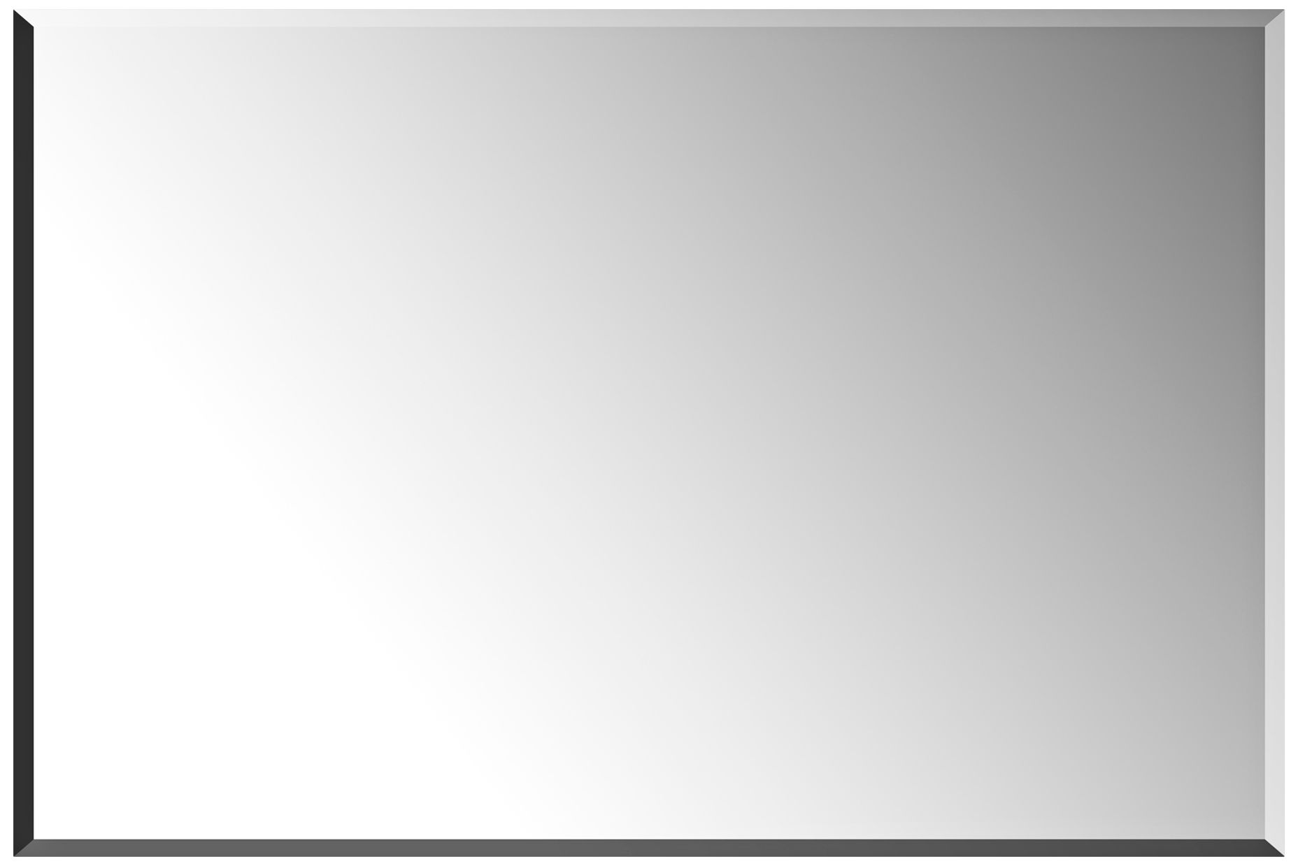 Northwood Frameless Beveled 36" x 24" Vanity Wall Mirror