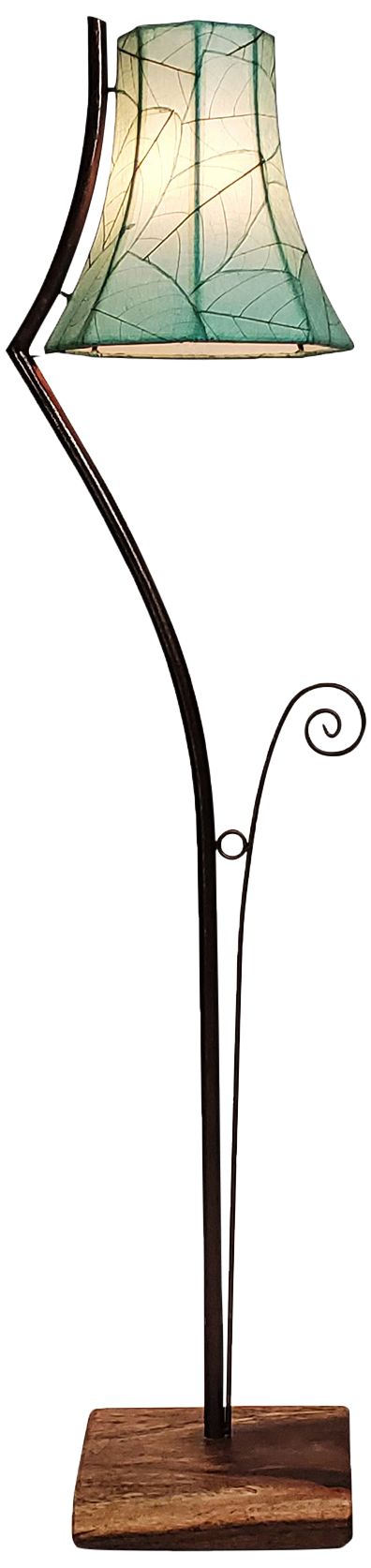 Eangee Faraday Large Sea Blue Floor Lamp