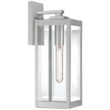 Quoizel Westover 17&quot; High Silver Outdoor Wall Light