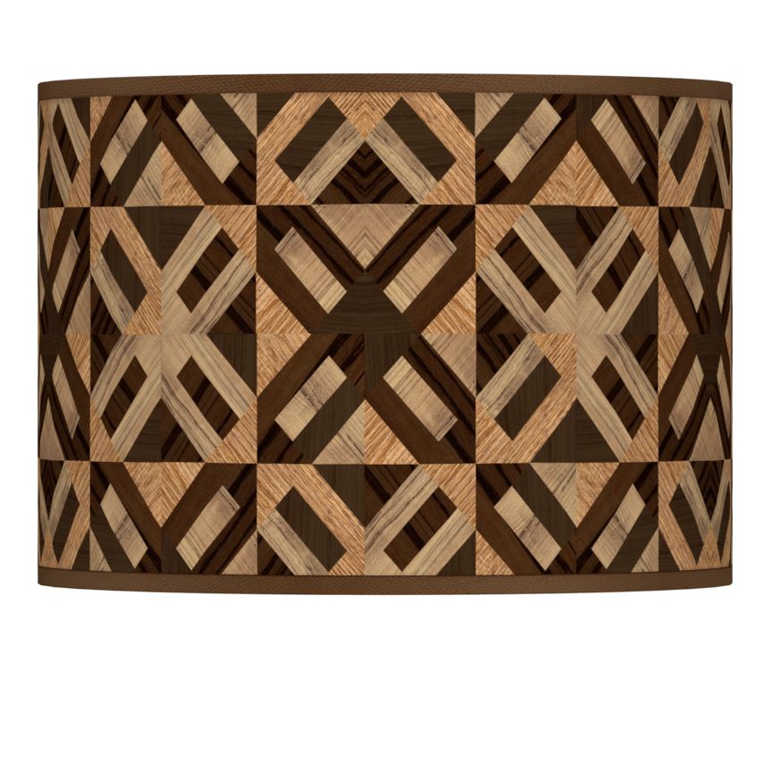 American Woodwork Giclee Lamp Shade 13.5x13.5x10 (Spider)