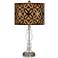 American Woodwork Giclee Apothecary Clear Glass Table Lamp