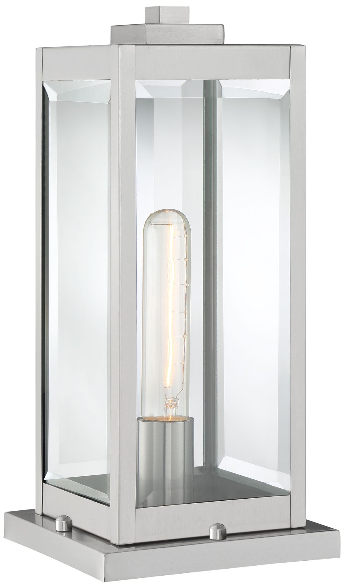 Quoizel Westover 16" High Silver Outdoor Pier Light