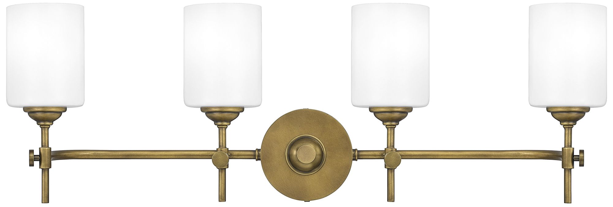 Quoizel Aria 31 1/4" Wide Weathered Brass 4-Light Bath Light