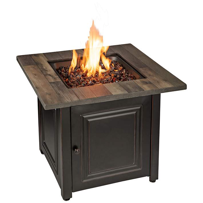 Burlington 30 Wide Lp Gas Fire Pit, How To Get More Heat From Gas Fire Pit