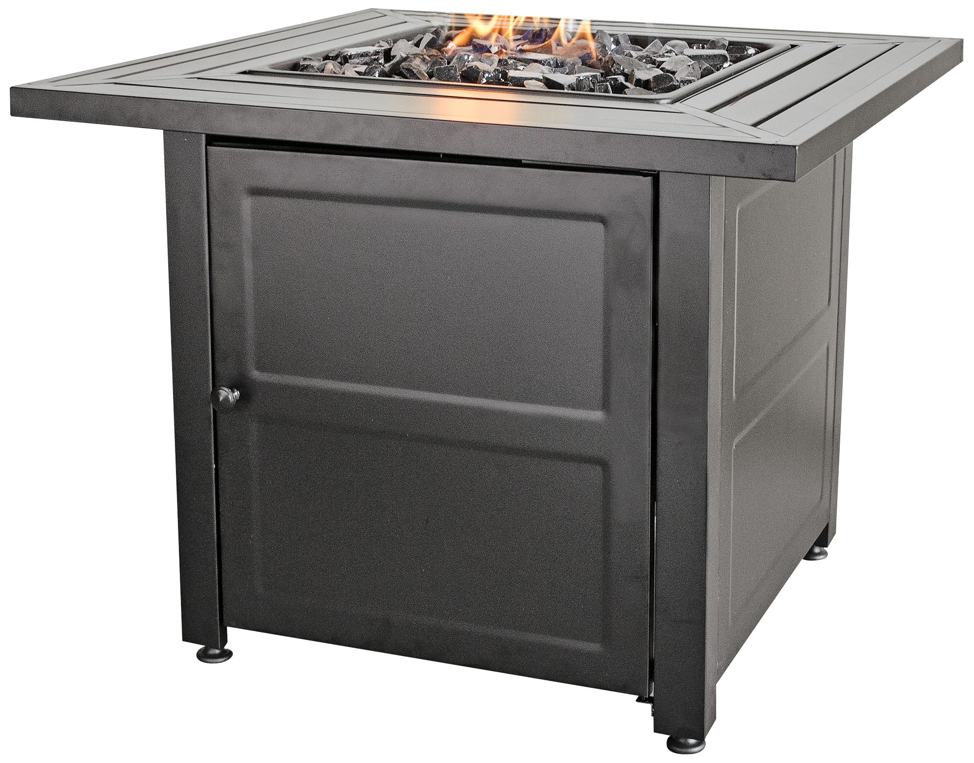 Steel Mantel 30" Wide LP Gas Fire Pit