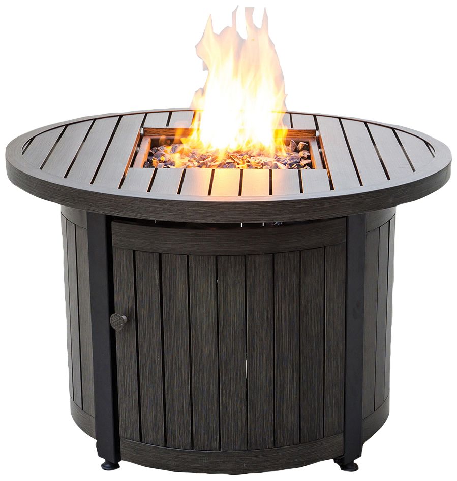 Aluminum Mantel 36" Wide LP Gas Fire Pit