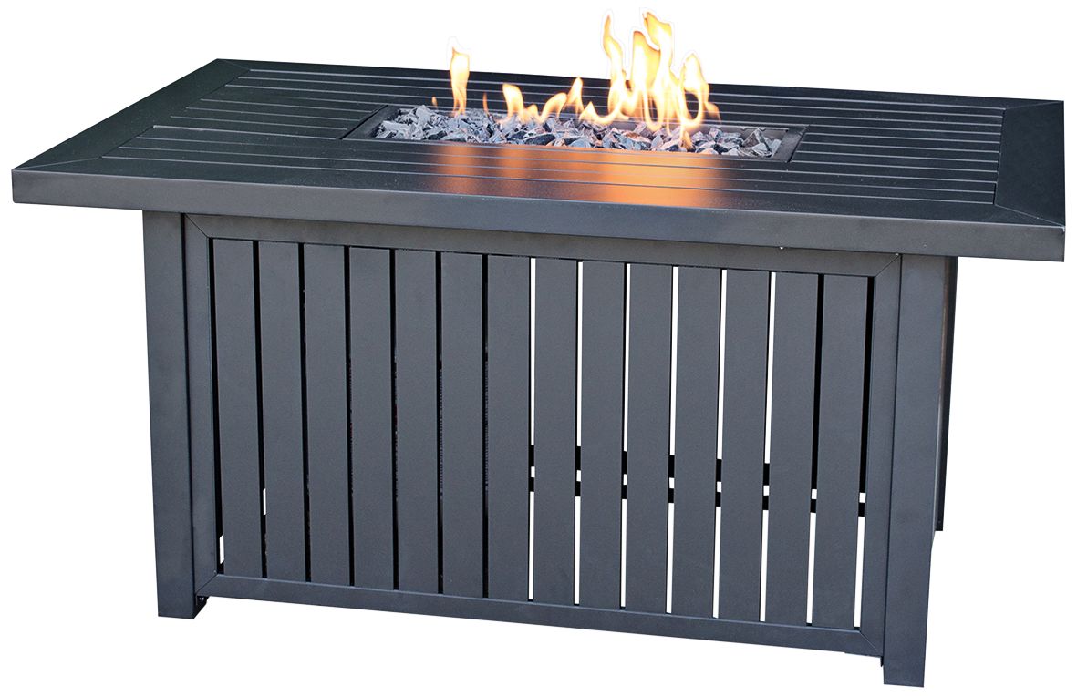 Aluminum Mantel 48" Wide LP Gas Fire Pit