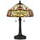 Quoizel Quinn 22 1/2" High Bronze Tiffany-Style Accent Table Lamp
