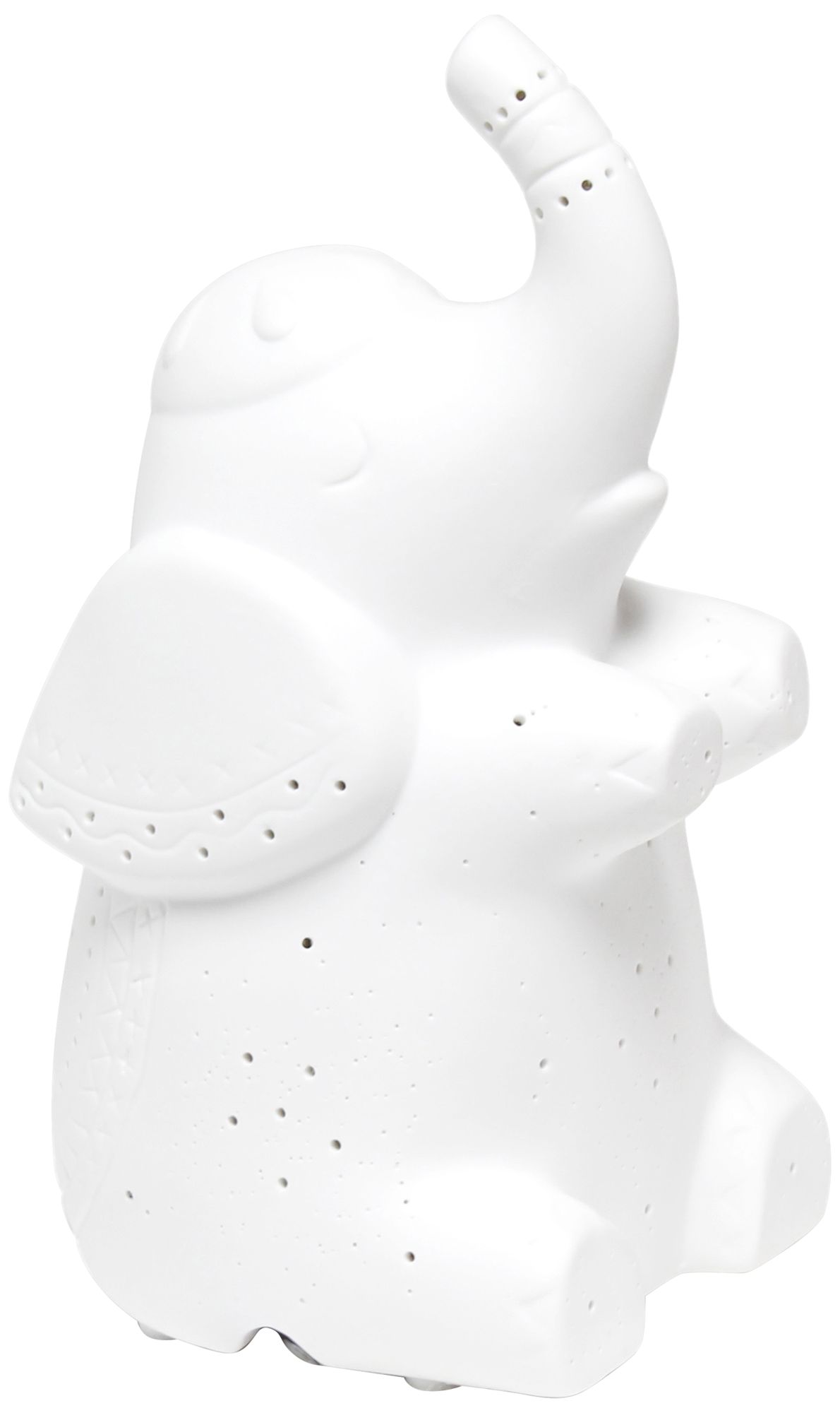 Simple Designs 8 1 4 H White Porcelain Elephant Accent Lamp 85k16 Lamps Plus