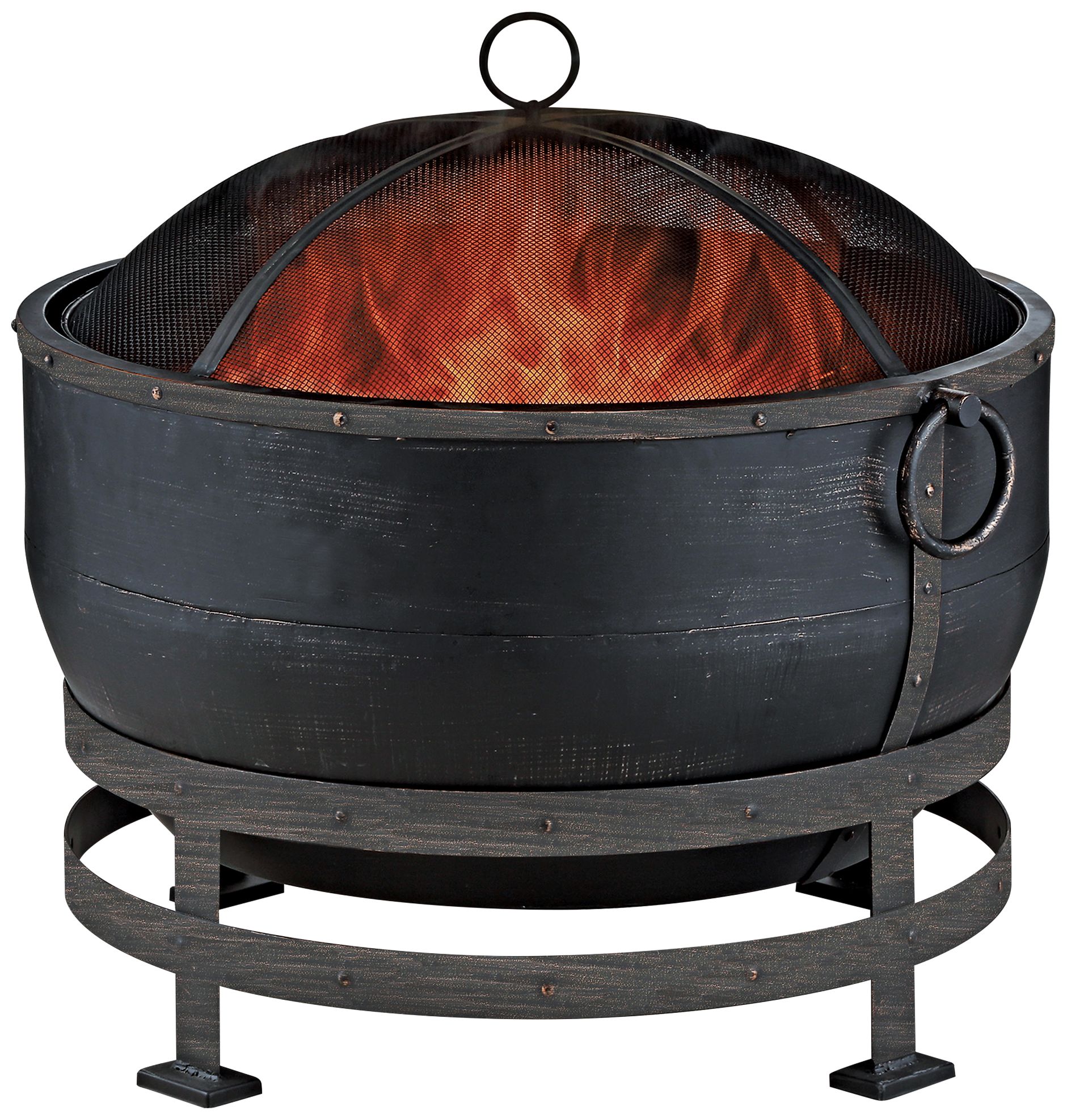 Kettle 28 1/2" Wide Wood Burning Outdoor Fire Pit