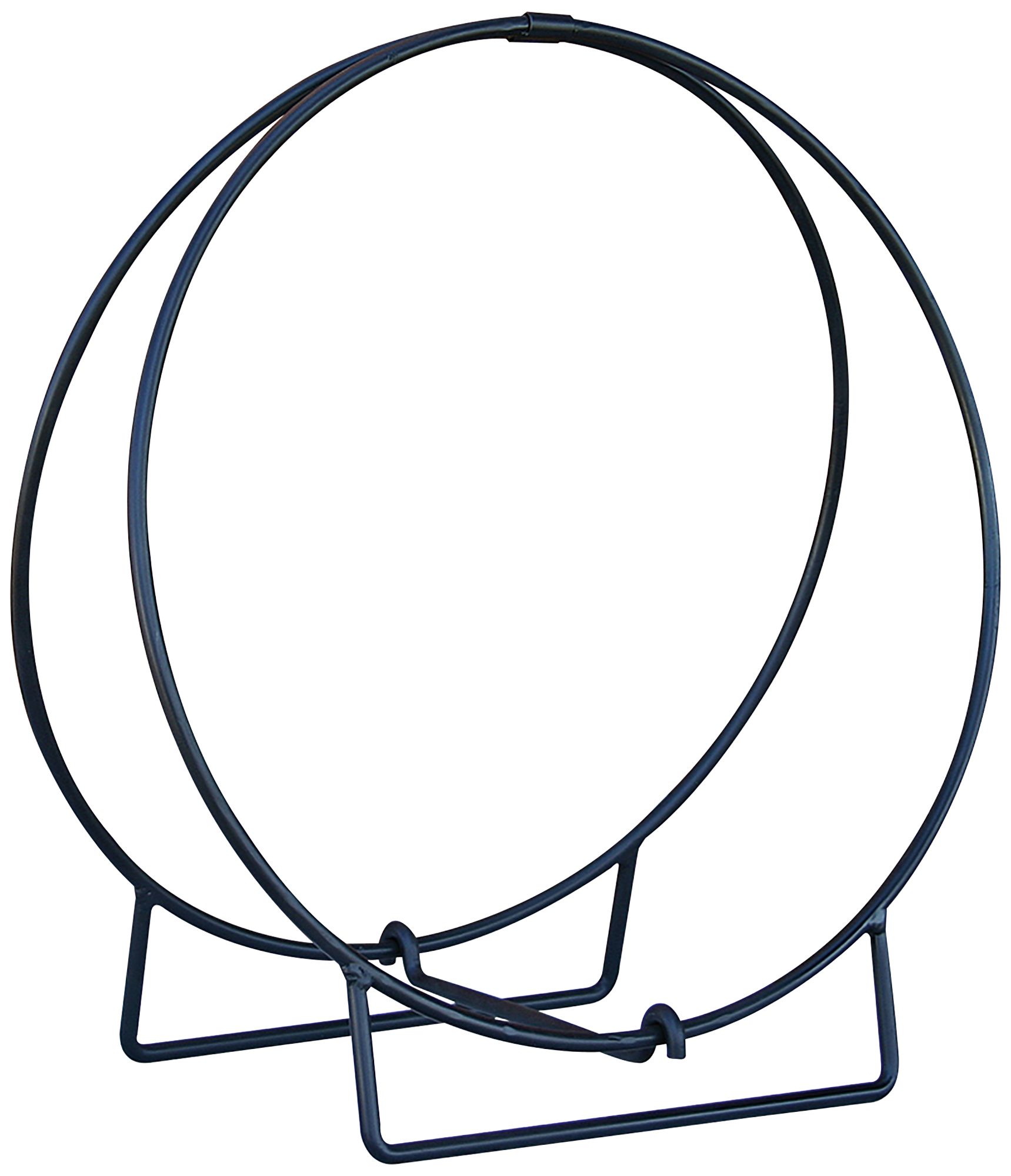 UniFlame 36" Wide Black Outdoor Log Hoop