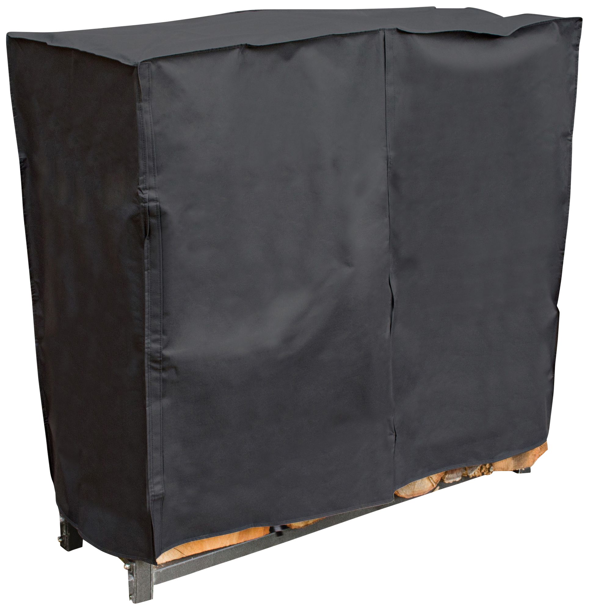 UniFlame 4-Feet Black Outdoor Log Rack Cover