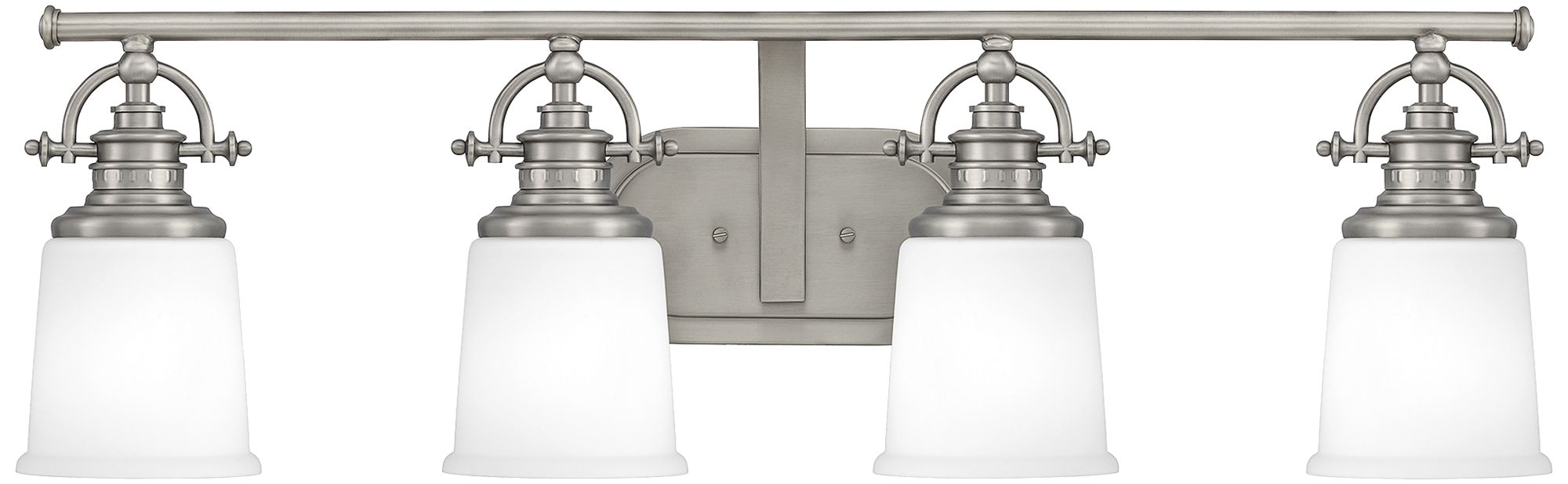 Quoizel Grant 32" Wide Antique Nickel 4-Light Bath Light