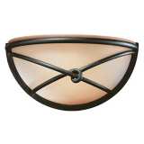 Minka Knotted Iron 12.75&quot; Wide Bronze Pocket Wall Sconce