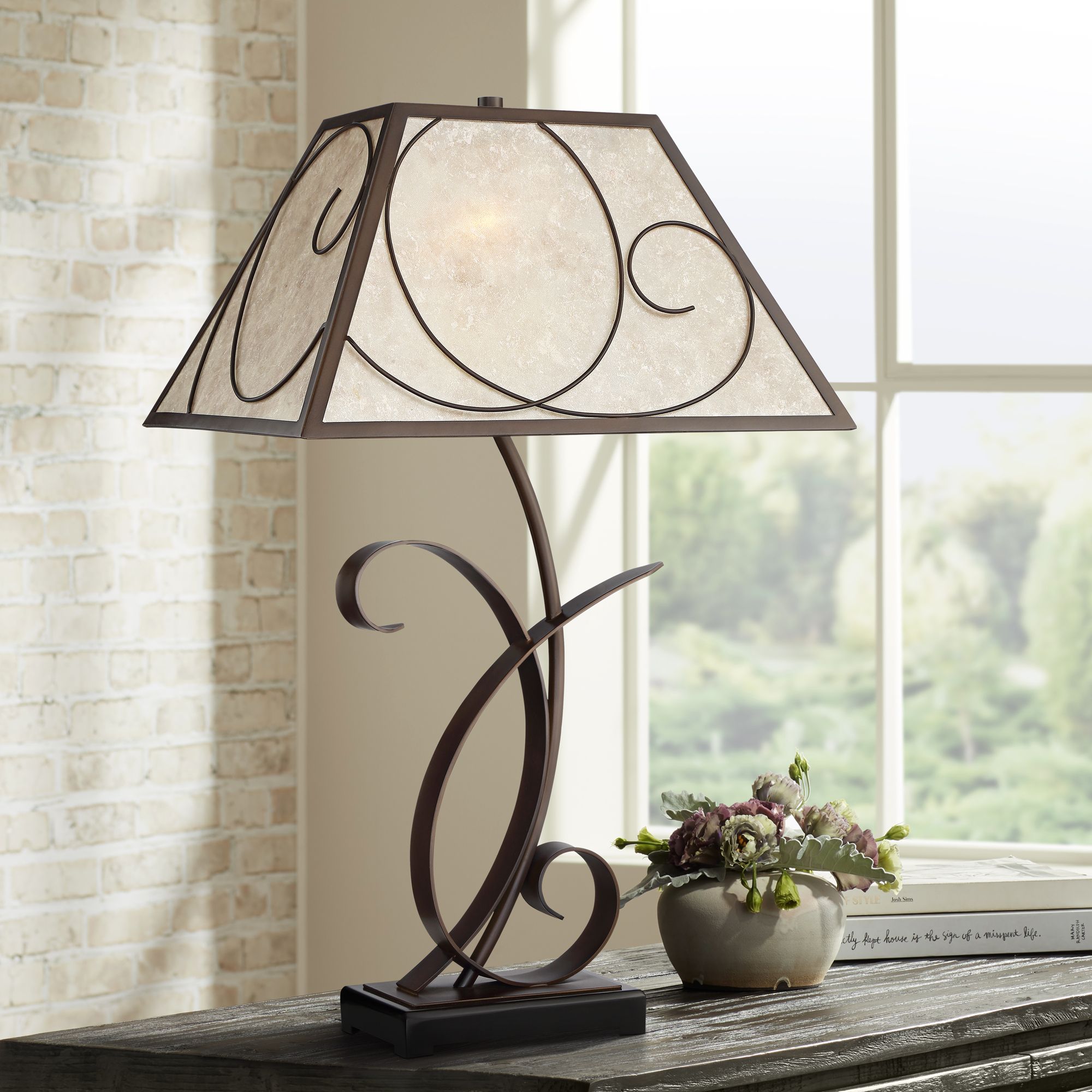 Teri Rustic Farmhouse Table Lamp 27
