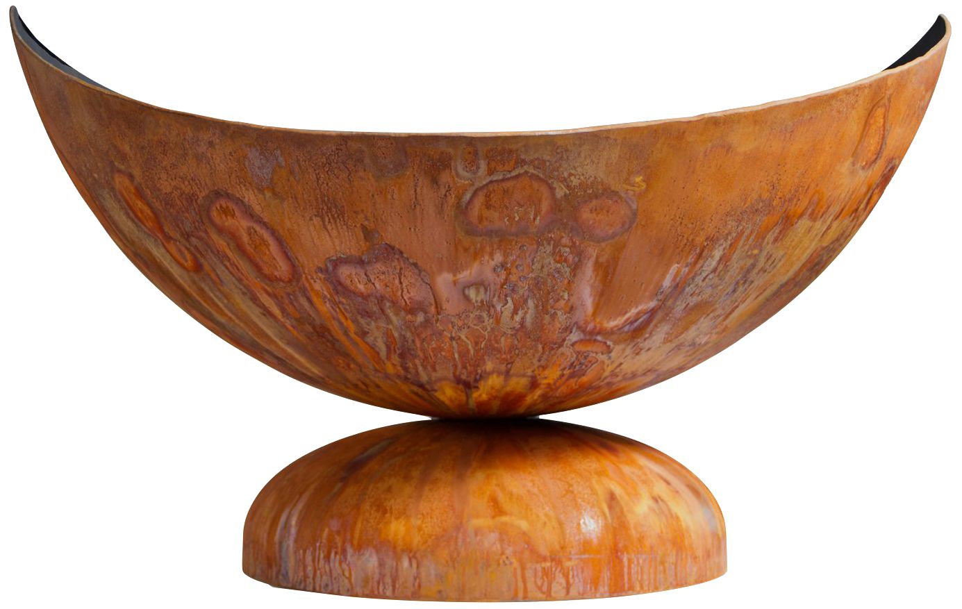 Lunar 30" Wide Wood Burning Fire Pit