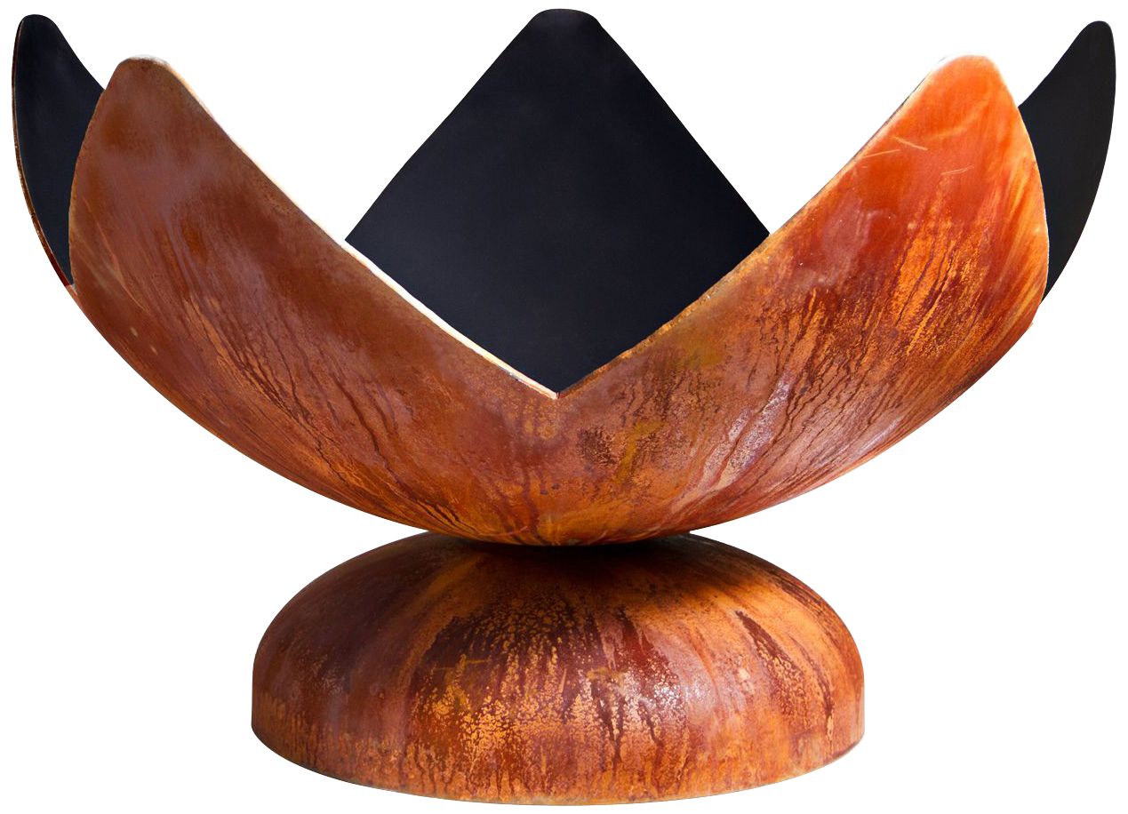 Fire Flower 30" Wide Wood Burning Pit