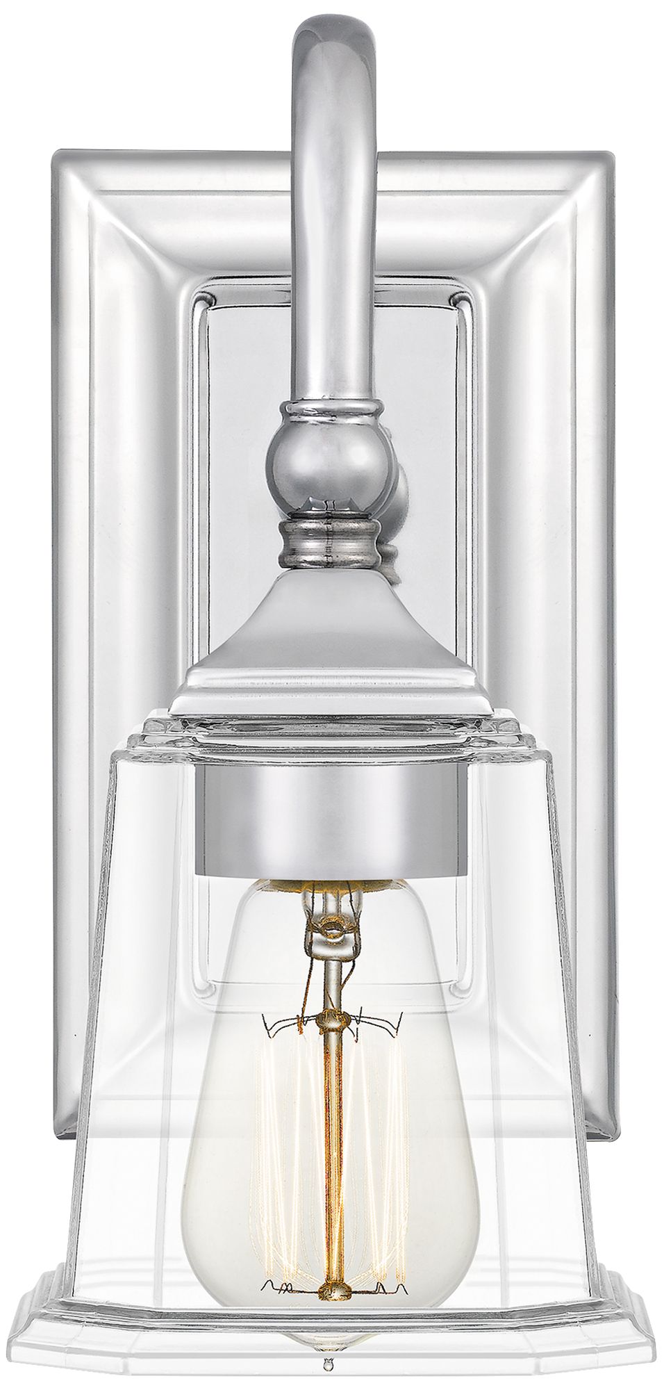Quoizel Nicholas 10" High Polished Chrome Wall Sconce