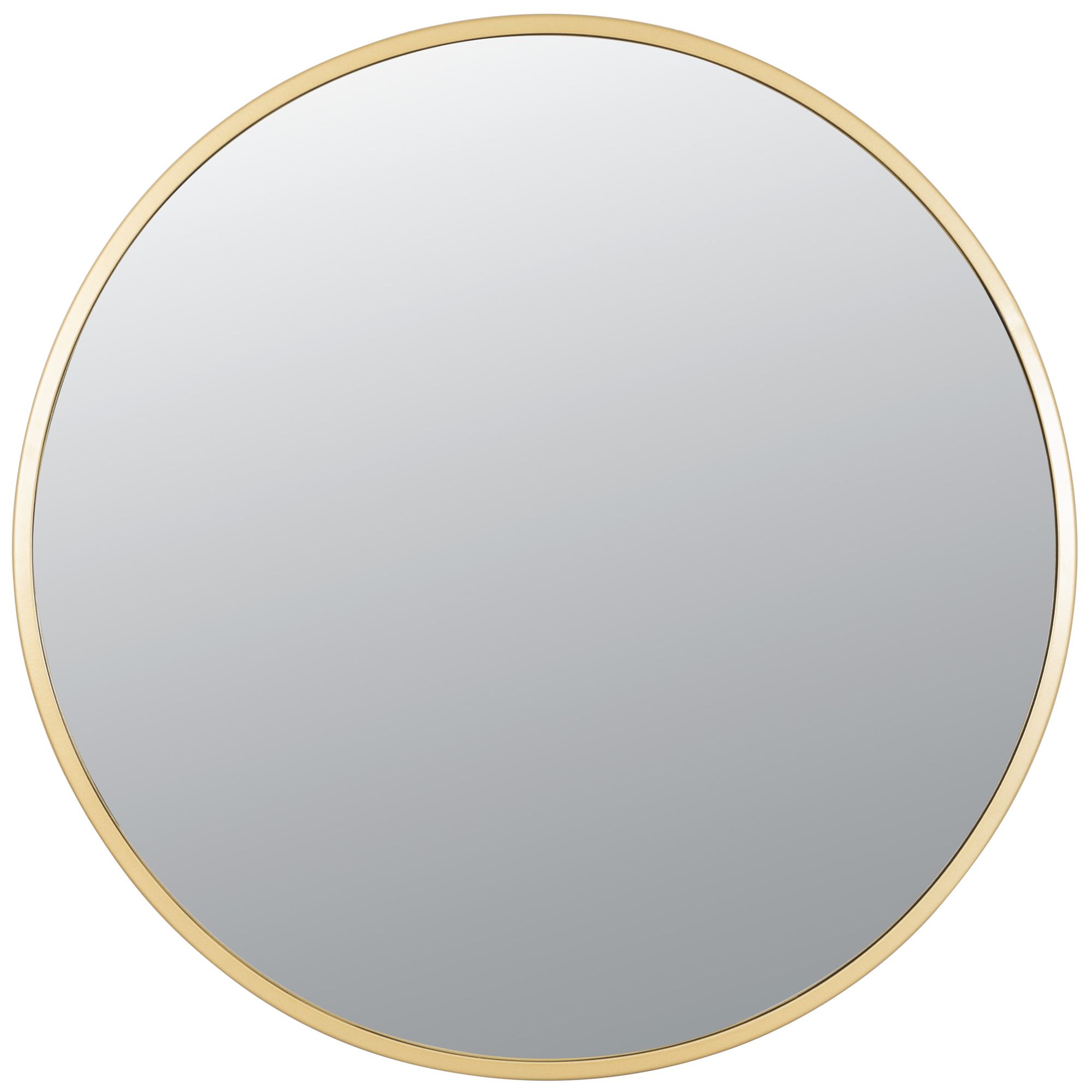 Varaluz Casa Cottage Gold 30" Round Wall Mirror
