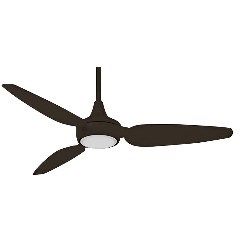 60&quot; Minka Aire Seacrest Bronze LED Outdoor Smart Ceiling Fan