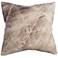 Gray Marble 22" Square Throw Pillow