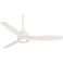 60" Minka Aire Skyhawk Flat White LED Ceiling Fan