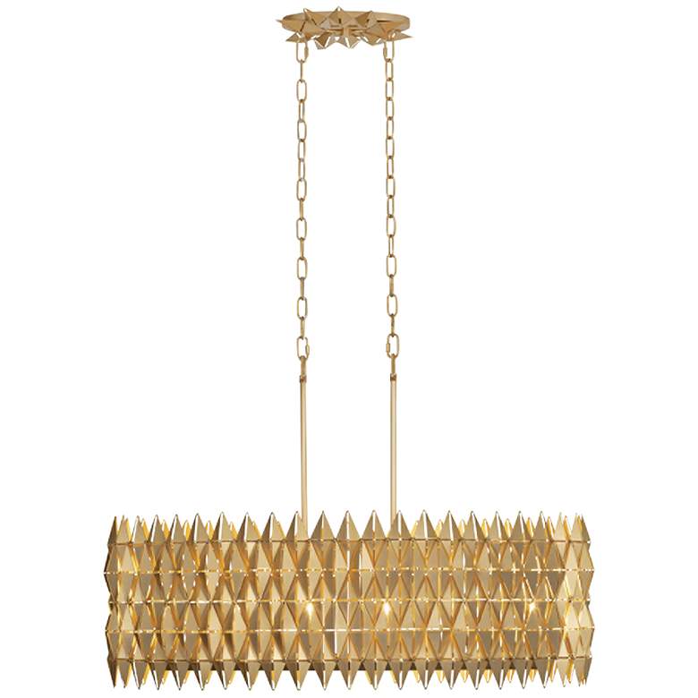 Varaluz Forever 35 1/2&quot;W French Gold Island Pendant Light