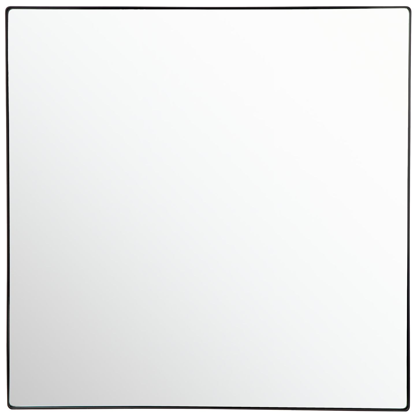 Varaluz Kye 40" X 40" Rounded Square Black Wall Mirror