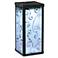 Frosted Scroll Antique Brushed Solar LED Outdoor Lantern