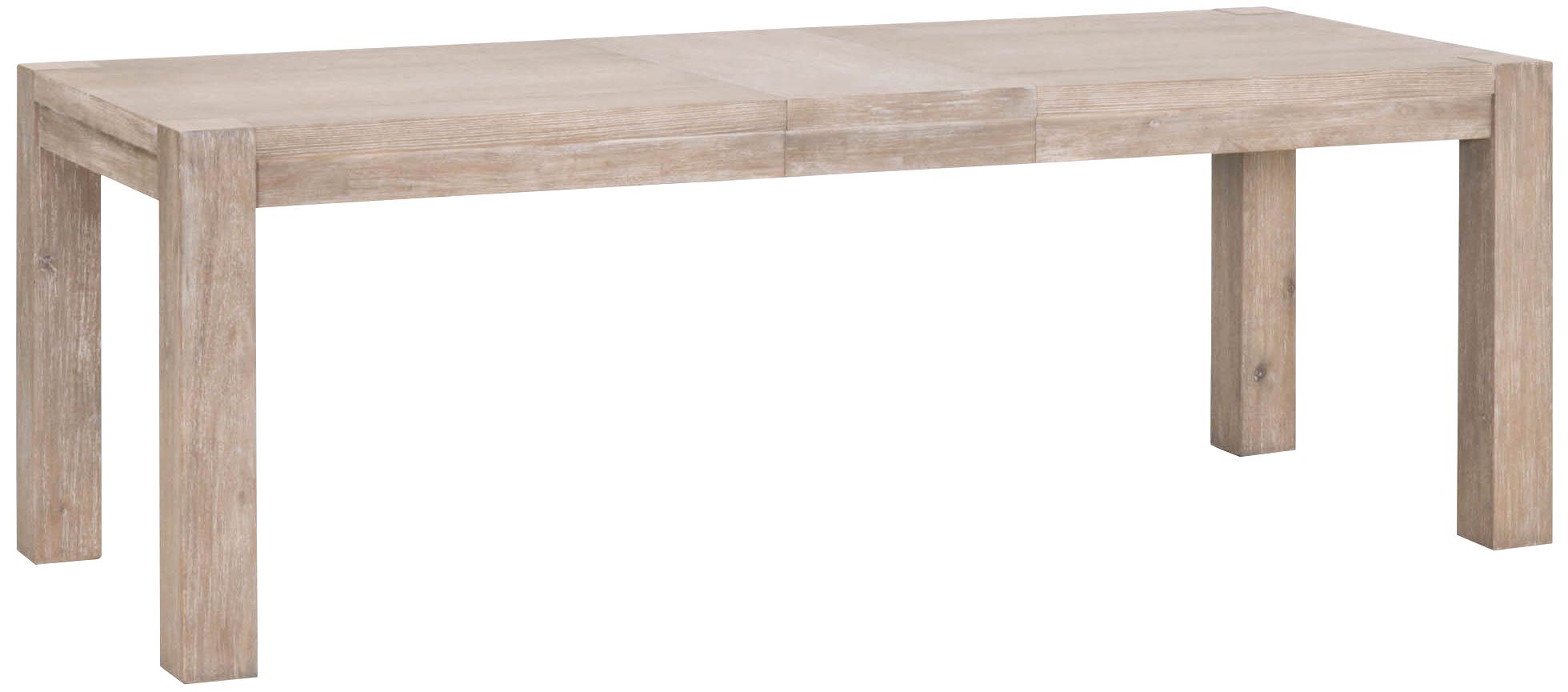 Adler 102 1/2" Wide Natural Gray Extendable Dining Table
