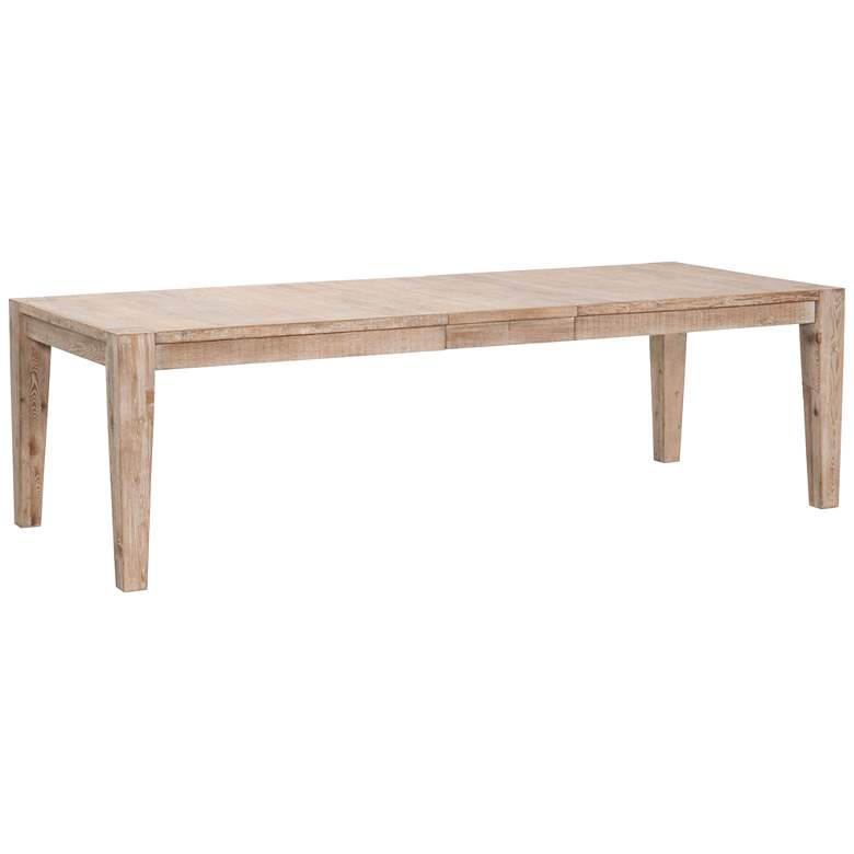 Image 1 Canal 102" Wide Smoke Gray Extendable Dining Table
