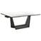 Victory 106 1/2"W Matte Dark Gray Extendable Dining Table 