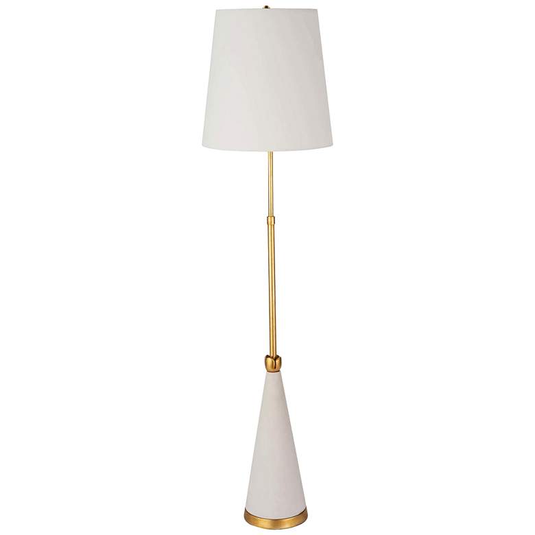 Regina Andrew Design Juniper White and Gold Floor Lamp