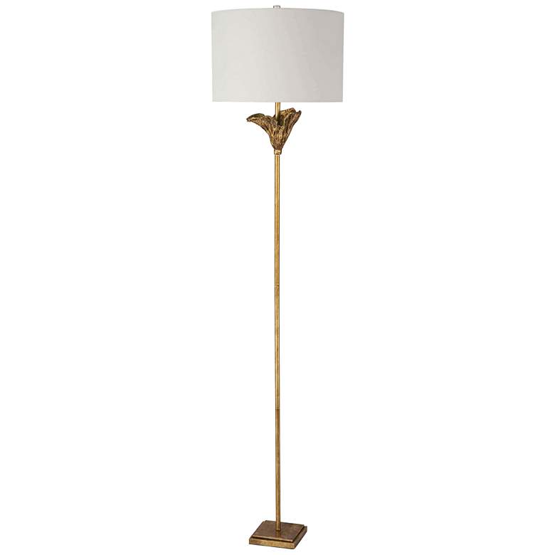 Regina Andrew Design Monet Antique Gold Leaf Floor Lamp