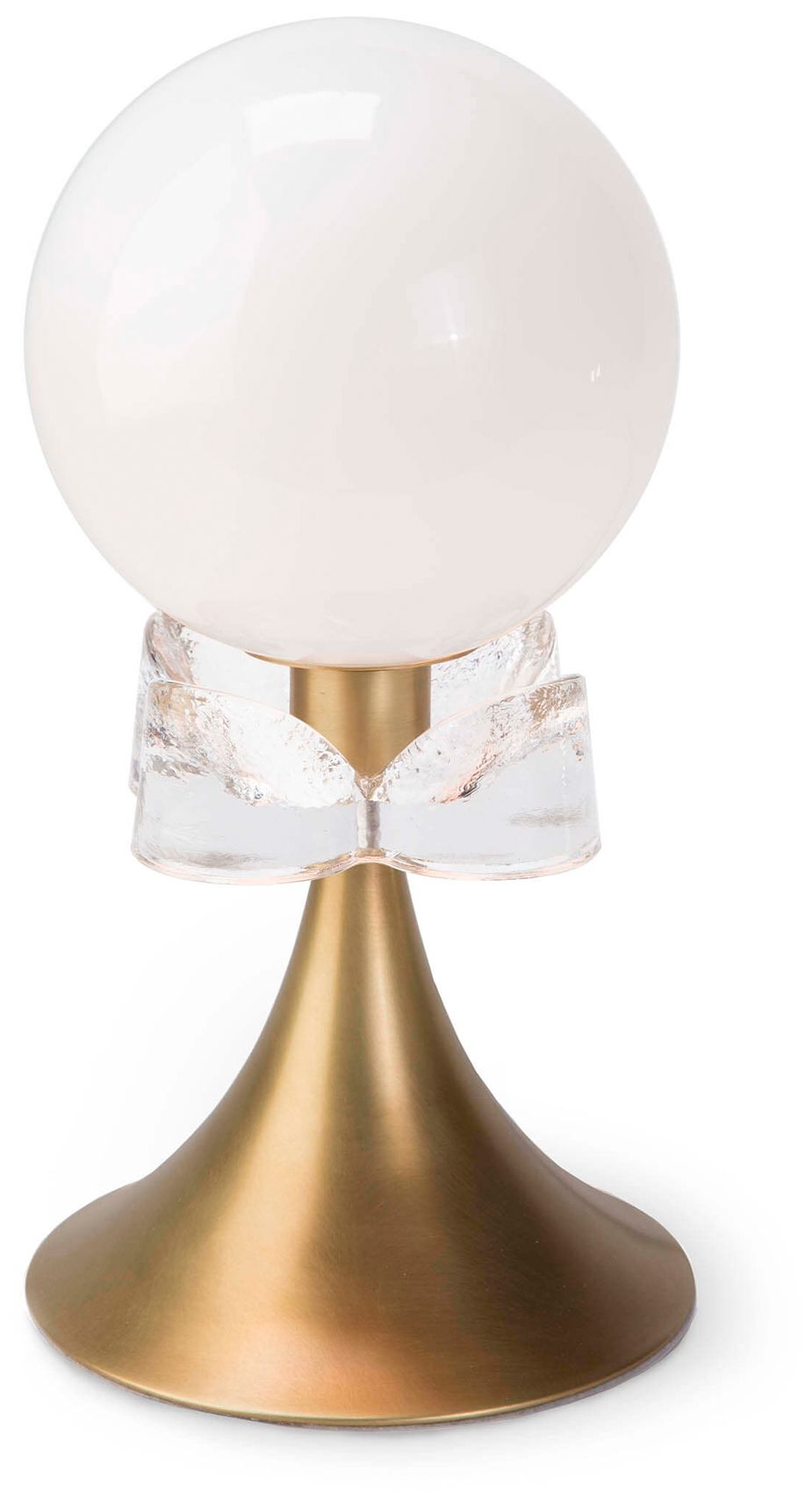 Bella 14 1/2" High Natural Brass Uplight Accent Table Lamp 86V12 Lamps Plus