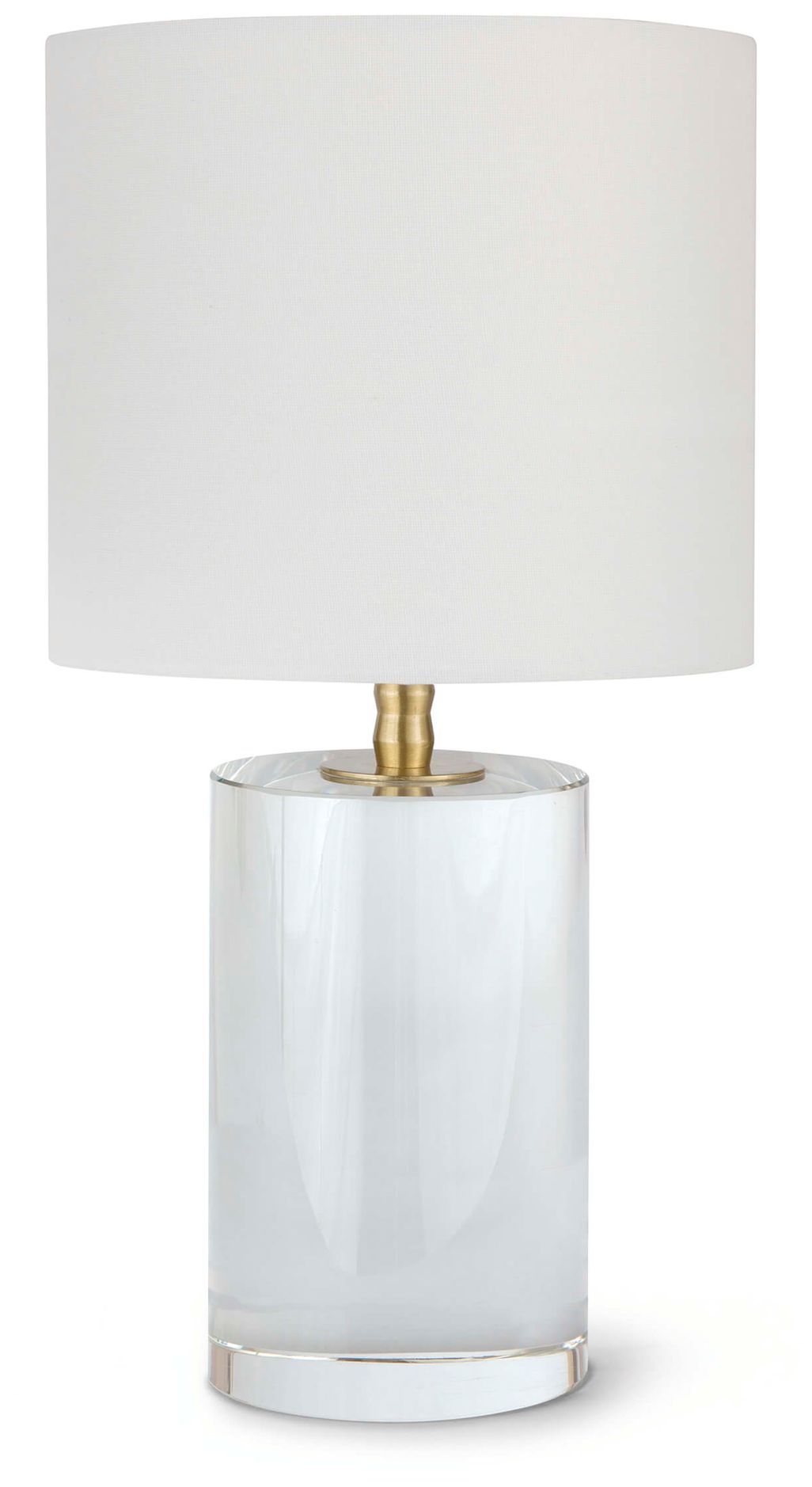 Juliet 15 1/4" High Modern Crystal Column Accent Table Lamp