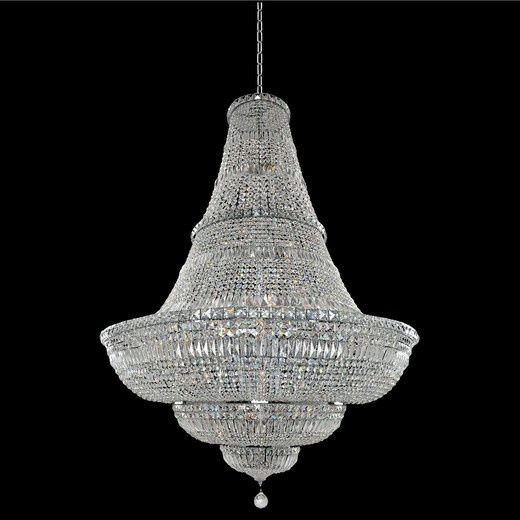 Allegri Betti 48" Wide Chrome Crystal Pendant Light