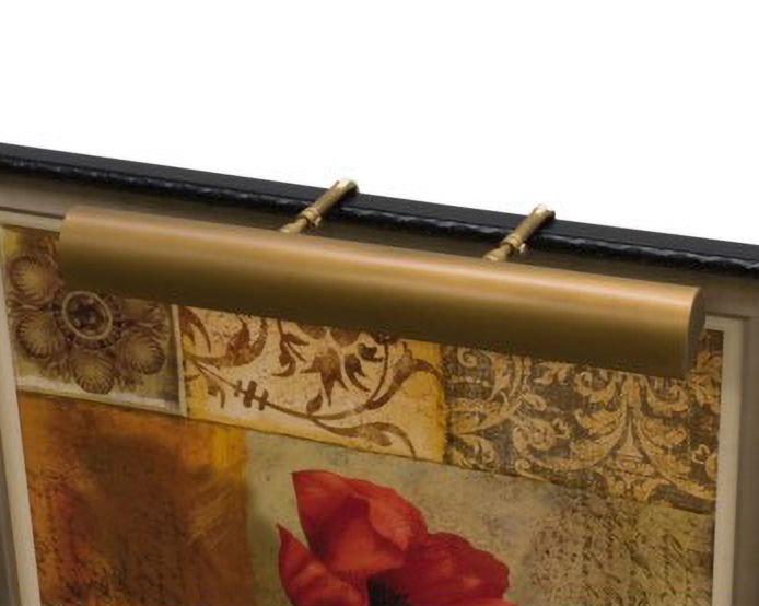 Classic Traditional 24" Wide Weathered Brass Picture Light