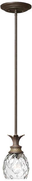 Hinkley Pineapple Plantation 5" Wide One Light Mini Pendant 87934