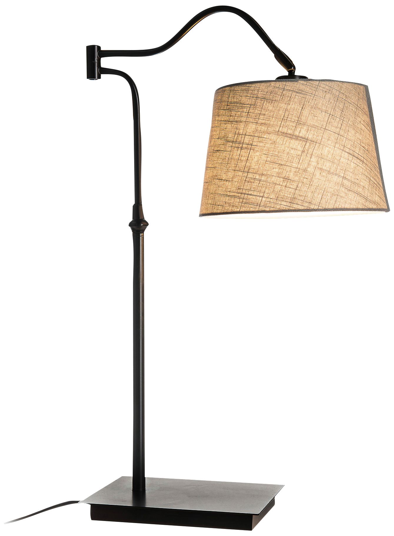 swing arm desk lamp with base