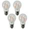 25W Equivalent Clear 2W LED Non-Dimmable Standard A19 4-Pack