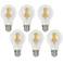 60W Equivalent Clear 7W LED 3000K Dimmable E26 A19 6-Pack