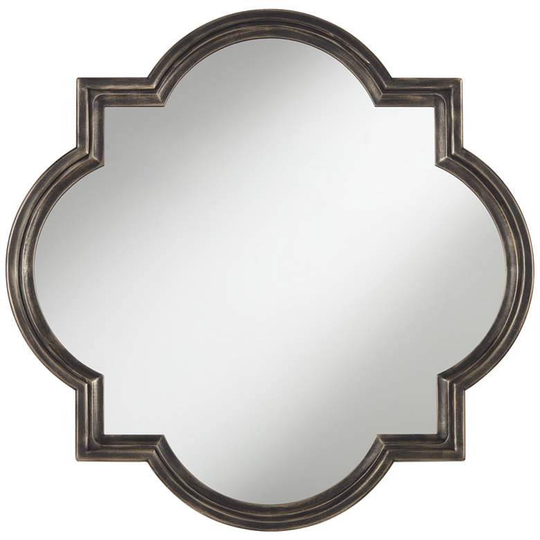 Uttermost Oil-Rubbed Bronze 34&quot; Quatrefoil Wall Mirror