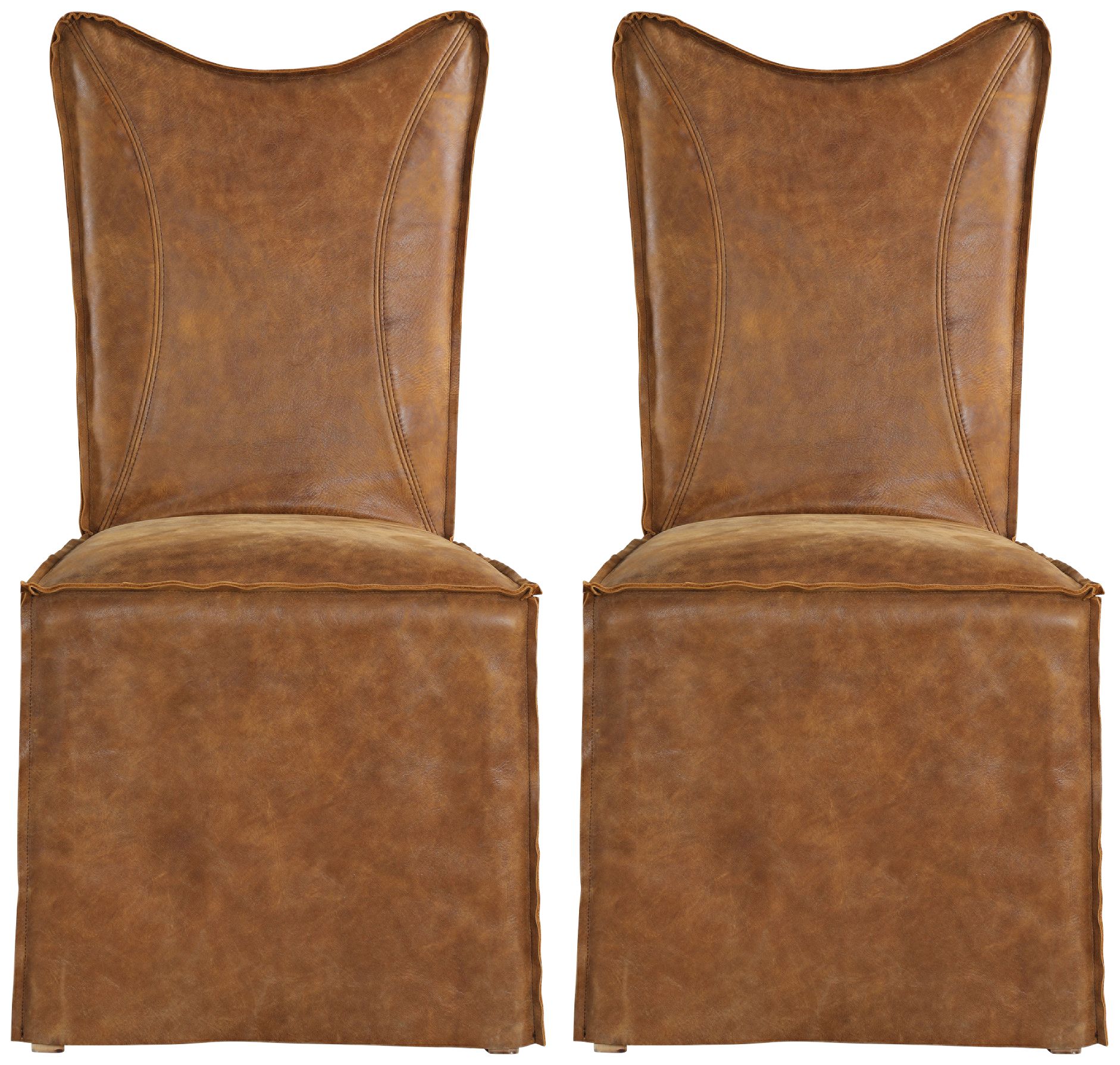 leather slipcovers for dining chairs
